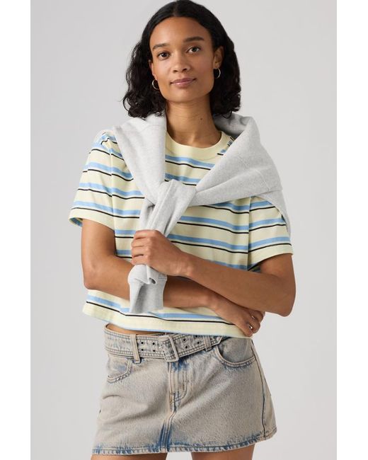 Cropped Anyday Tee Levi's de color Gray