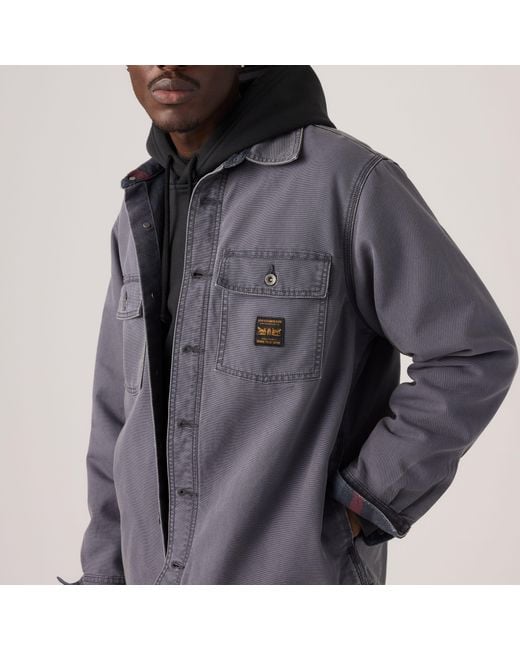 Levi's Gray Mission Overshirt for men