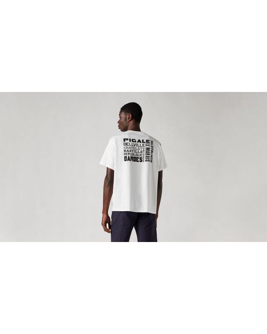 T shirt vintage fit stampata di Levi's in Black da Uomo