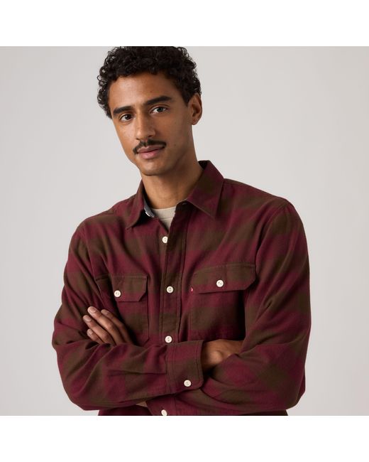 Levi's Red Classic Worker Overshirt for men