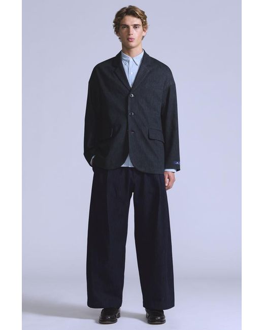 Levi's Blue Pleated Trousers for men