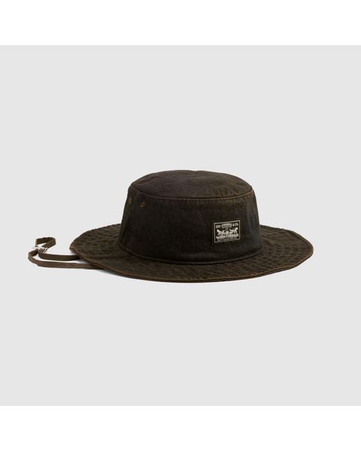 Bay Drawstring Hat Levi's de color Black