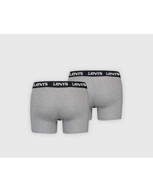 Boxer Parigamba Basic Confezione Da 2 di Levi's in Gray da Uomo