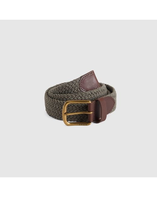 Levi's Blue Austin Stretch Woven Belt for men