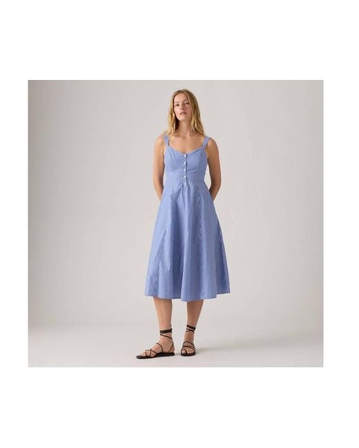Vestido Midi Ravina Levi's de color Blue