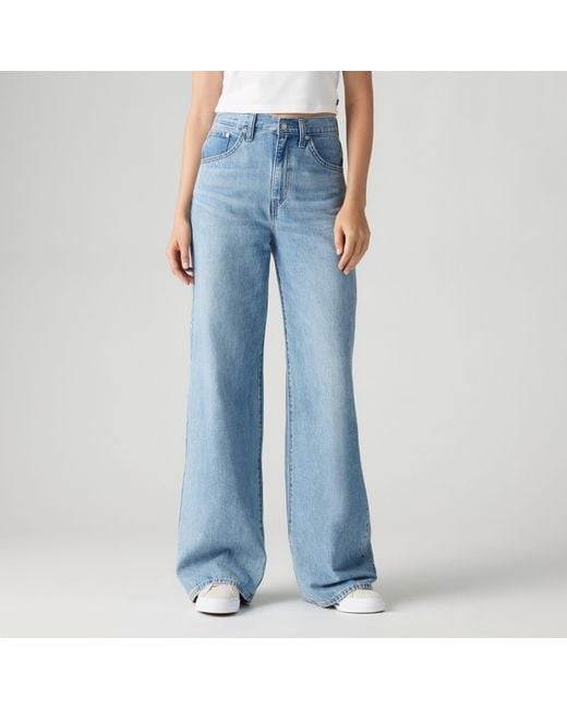 Levi's Blue Cinch Baggy Lightweight Jeans