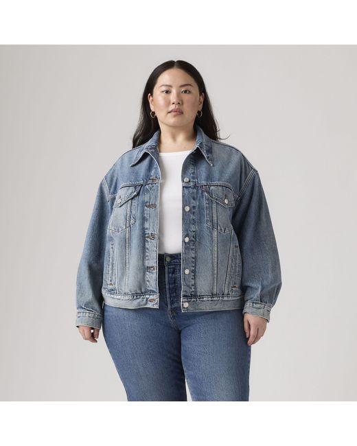 Levi's Blue 90's Trucker Jacket (Plus Size)