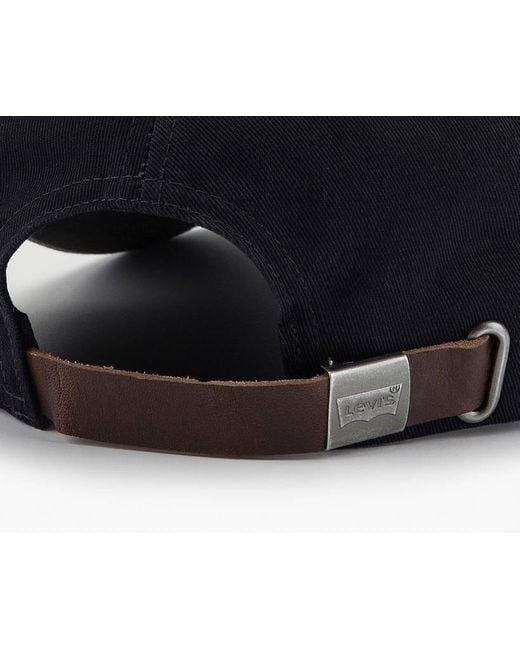 Levi's Black Red Tab Cap for men