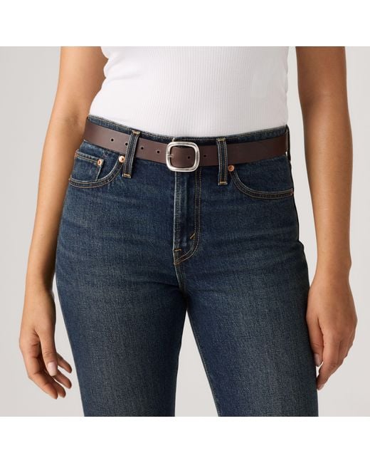 Levi's Blue Cameron Reversible Belt