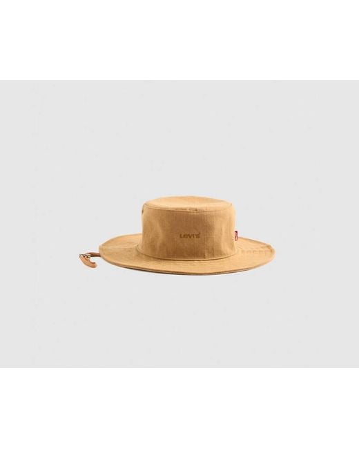 Levi's Bucket Hat Met Trekkoord in het Blue voor heren