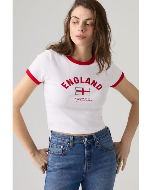 Levi's Multicolor England Ringer Tee