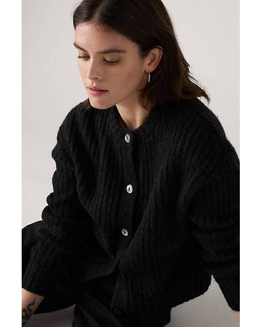 Levi's Black Luna Shell Button Cardigan