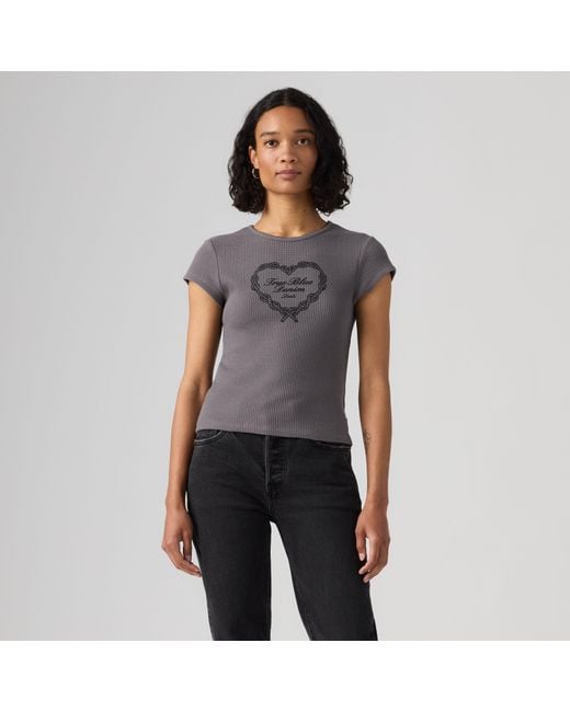 Graphic Waffle Tee Levi's de color Gray