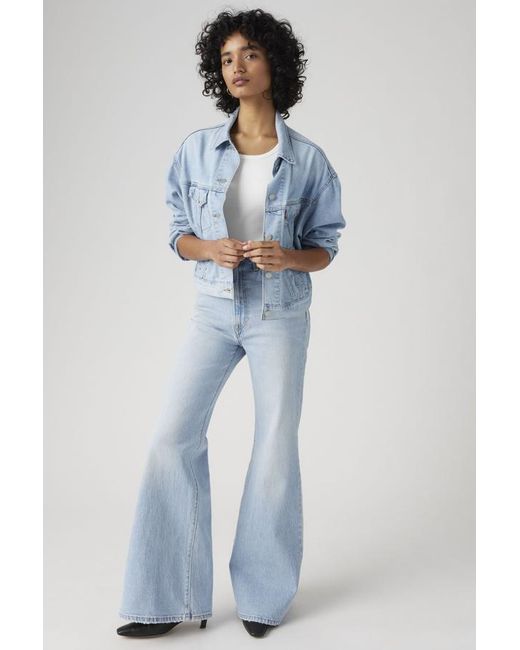 Levi's Blue Ribcage Bell Jeans