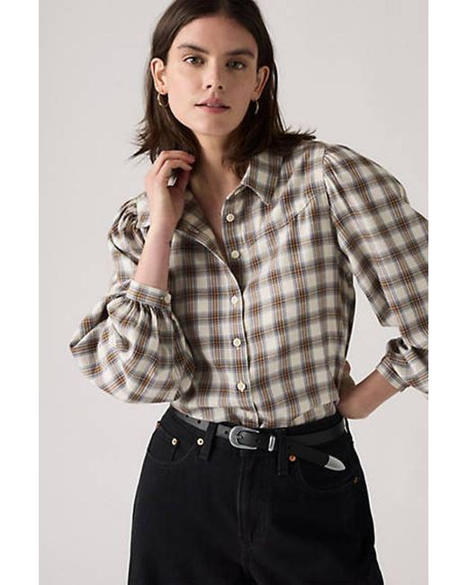 Camisa Western Journey Levi's de color Gray