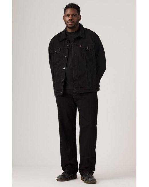 Levi's Black 501 Original Jeans (Big & Tall) for men