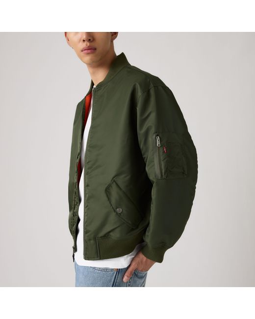 Cazadora Bómber Levi's de hombre de color Green