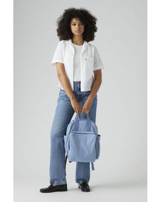 Levi's Blue L Pack Round Backpack