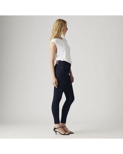 Levi's Blue 721 High Rise Skinny Jeans