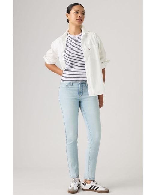 Levi's Blue 312 Shaping Slim Jeans
