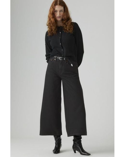 Levi's Black Xl Culotte Jeans