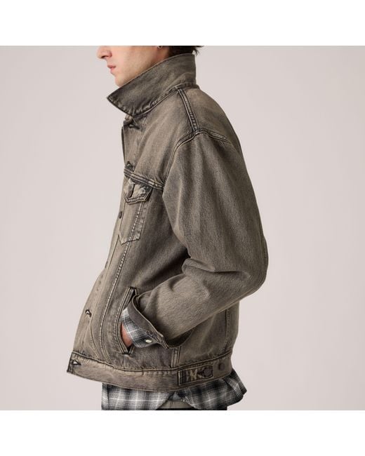 Levi's Brown Relaxed Type Iii Trucker Jacket for men