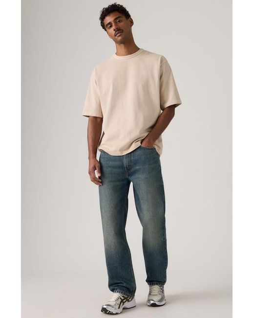 Levi's Natural 565 Loose Straight Jeans for men