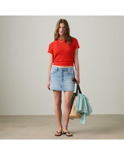 Levi's Red Icon Skirt