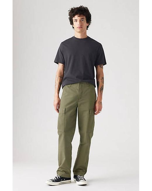 Levi's Black Xx Cargo Straight Pants for men