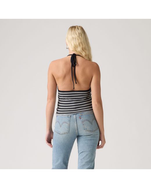 Levi's Ella Haltertop in het Black