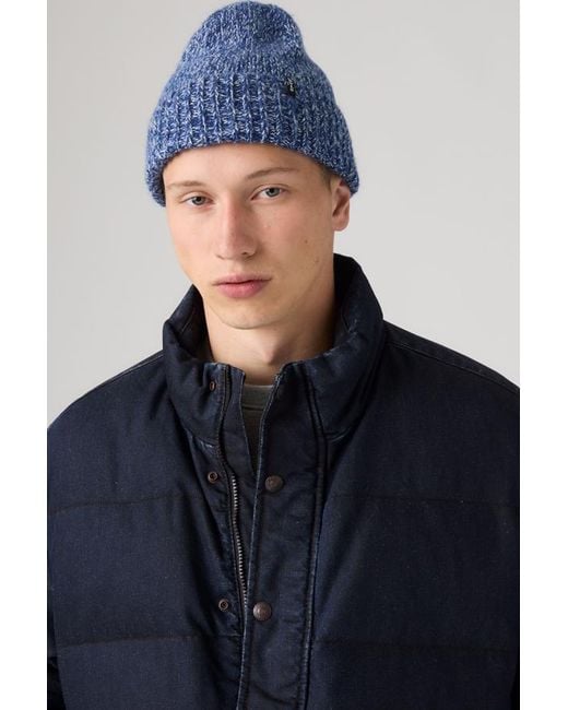 Levi's Blue Essential Holiday Beanie for men
