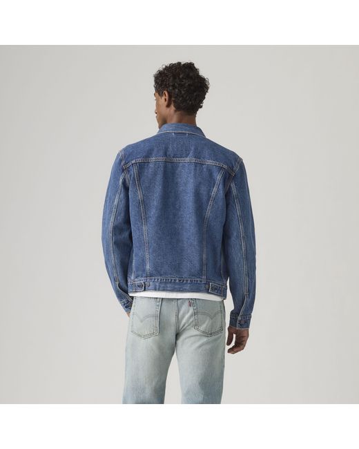 Levi's Trucker Jacket in het Blue voor heren