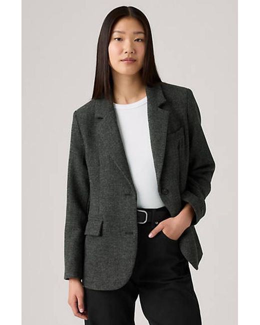 Levi's Gray Stella Relaxed Blazer