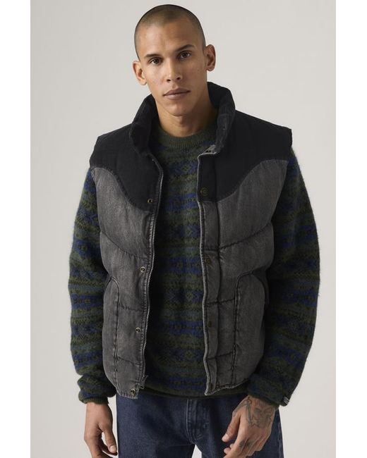 Chaleco Wild West Levi's de hombre de color Black