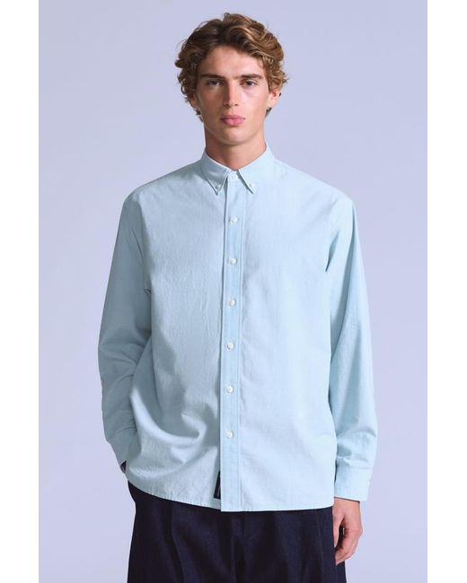 Levi's Blue Relaxed Button Up Shirt for men