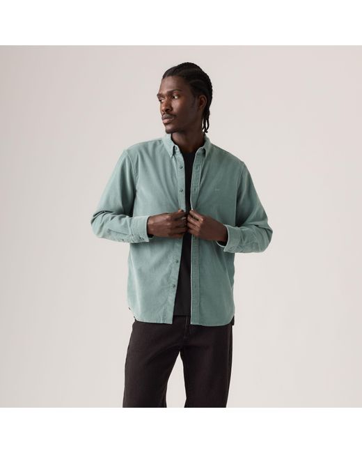 Levi's Authentic Overhemd Met Knopen in het Green voor heren
