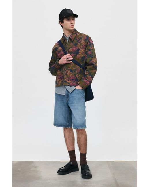 Levi's Blue 478 Baggy Shorts for men
