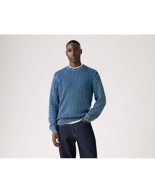 Suéter Con Cuello Redondo Presidio Levi's de hombre de color Blue