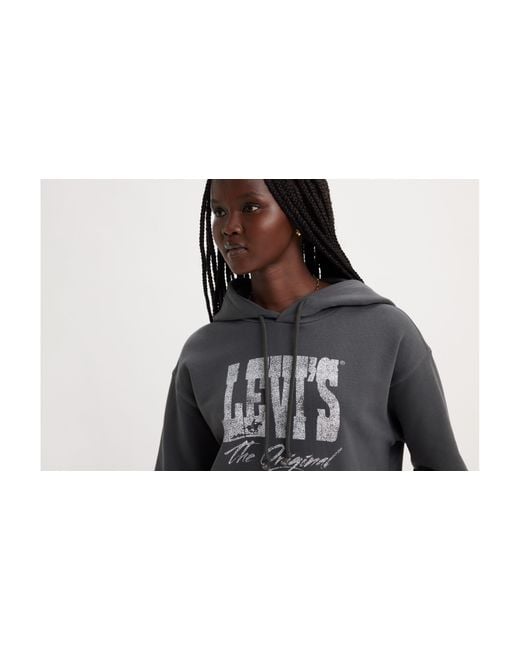 Levi's Graphic Signature Hoodie in het Black