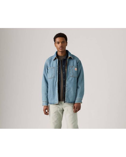 Shacket Reversibile di Levi's in Blue da Uomo