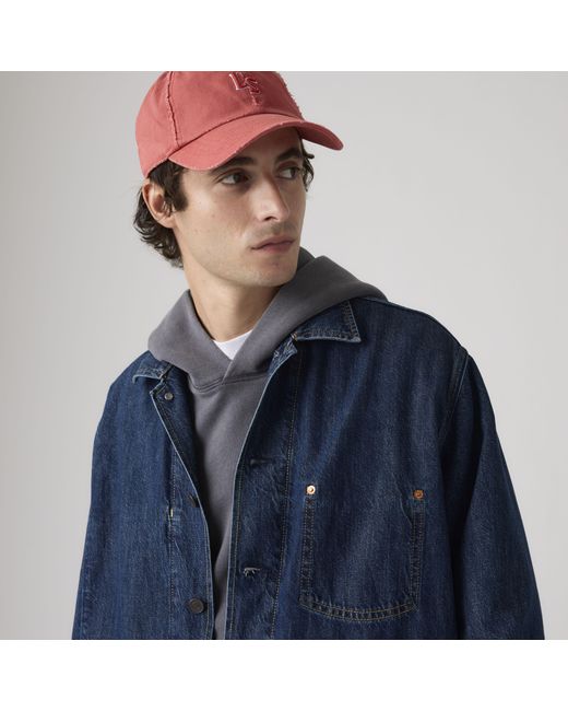 Levi's Blue Pier 99 Linen+ Denim Jacket for men