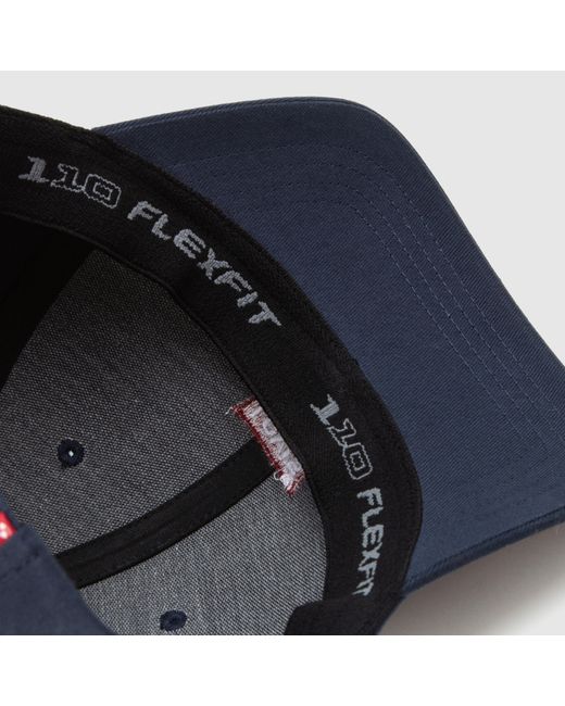 Levi's Housemark Flexfit Cap in het Black voor heren