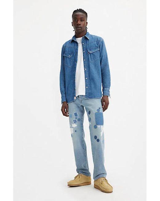 Levi's Blue 501 Original Jeans for men