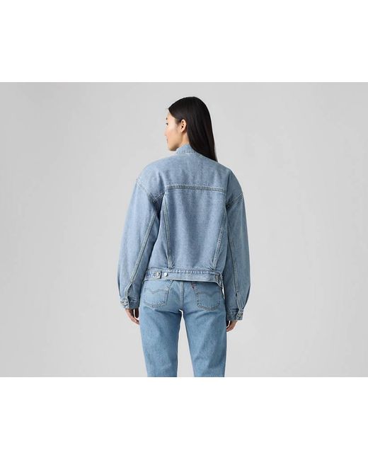 Levi's 1 90's Sherpa Truckerjack in het Blue