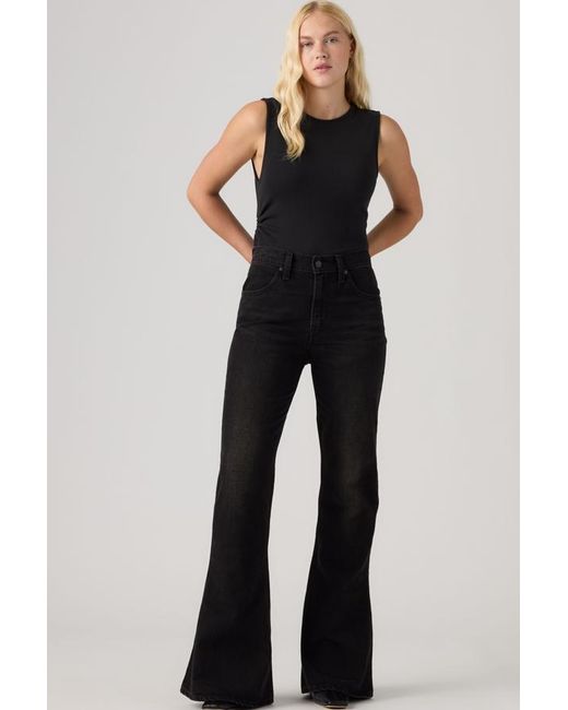 Levi's Puddle Snap Flare Jeans in het Blue
