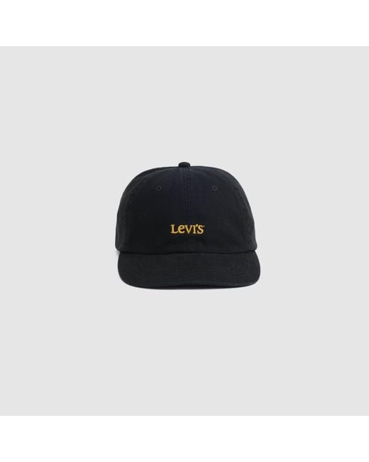 Levi's Black Club Logo Cap for men