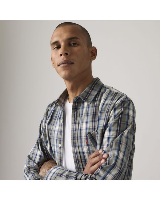 Levi's Gray Sunset Pocket Shirt for men