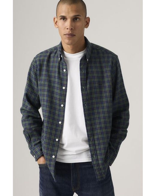 Levi's Authentic Overhemd Met Knopen in het Blue voor heren