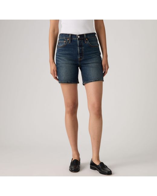 Levi's Blue 501 Mid Thigh Lightweight Shorts