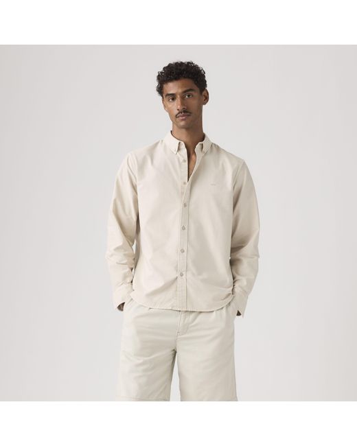 Camicia Authentic Button Down di Levi's in Natural da Uomo